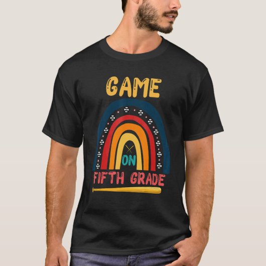 Game On Fifth Grade Welcome Back to School Tシャツ (正面)