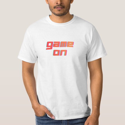 Game On Gamer Style t shirt Tシャツ (正面)