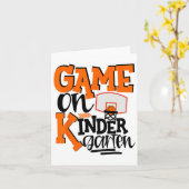 Game On Kindergarten Fun Sketll School  カード (黄色い花)