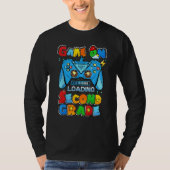 Game On Loading Second Grade Game Level Unlocked T Tシャツ (正面)