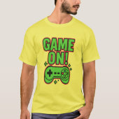 Game On! – Retro Gaming Art Tシャツ (正面)