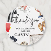 Game On Soccer Birthday フェイバータグ (正面)