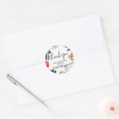 Game On Soccer Birthday ラウンドシール (封筒)