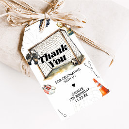 Game On Soccer Birthday Party Favor Tags ギフトタグ