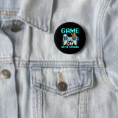Game On Twelfth Grade Shirts, Funny Gamer Boy Back 缶バッジ (インサイチュ)