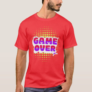 GAME OVER ゲーマーズTシャツ フレンド Tシャツ