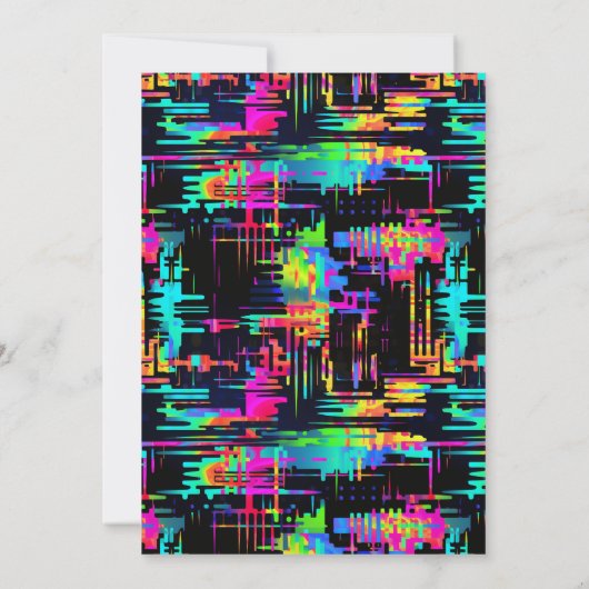 Game Over Bachelor Party Video Arcade Theme 招待状 (裏面)