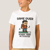 Game Over - Back to School Tシャツ (正面)