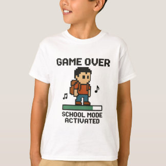 Game Over - Back to School Tシャツ
