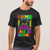 Game Over Back To School  Teacher Student Controll Tシャツ (正面)