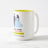 Game Over caneca ツートーンマグカップ (正面右)