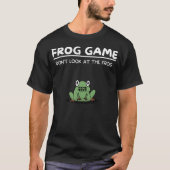 Game Over Funny Froggy Game Meme Quirky Frog Colle Tシャツ (正面)