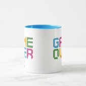 Game Over Gamer Mug – Retro Pixel Gaming Coffee  マグカップ (中央)