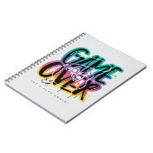 Game over graffiti joystick gamer ノートブック (左側)