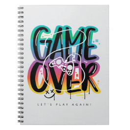 Game over graffiti joystick gamer ノートブック
