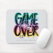 Game over graffiti joystick gamer マウスパッド (マウス)