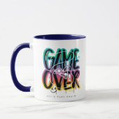 Game over graffiti joystick gamer マグカップ (左)