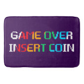 Game Over Insert Coin バスマット (正面)