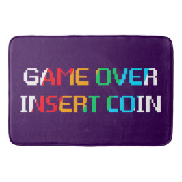 Game Over Insert Coin バスマット