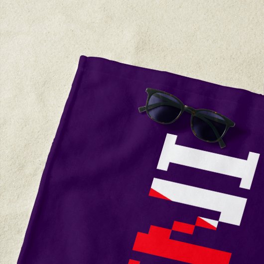 Game Over Insert Coin ビーチタオル (インサイチュ)