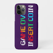 Game Over Insert Coin Case-Mate iPhoneケース (裏)