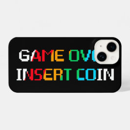 Game Over Insert Coin iPhone 14ケース