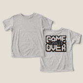 Game Over, Level Up: Pixelated Retro Game World (デザイン正面&裏面)