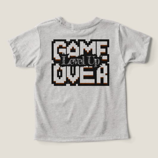 Game Over, Level Up: Pixelated Retro Game World (デザイン裏面)
