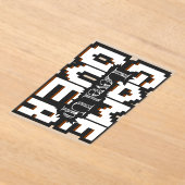 Game Over, Level Up: Pixelated Retro Game World アクリル招待状 (レイダウン)