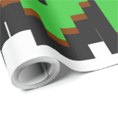 Game Over, Level Up: Pixelated Retro Game World ラッピングペーパー (ロールコーナー)