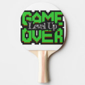 Game Over, Level Up: Pixelated Retro Game World 卓球ラケット (正面)