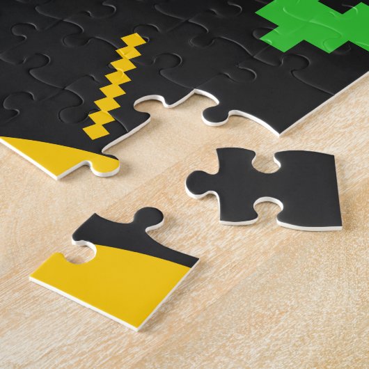 Game Over, Level Up: Retro Pixel Block Adventure ジグソーパズル (側面)