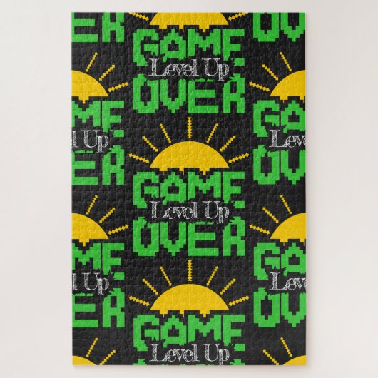 Game Over, Level Up: Retro Pixel Block Adventure ジグソーパズル (縦)