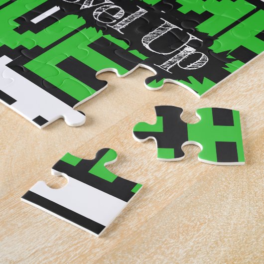 Game Over, Level Up: Retro Pixel Sandbox Adventure ジグソーパズル (側面)