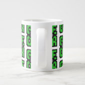 Game Over, Level Up: Retro Pixel Sandbox Adventure ジャンボコーヒーマグカップ (裏面)