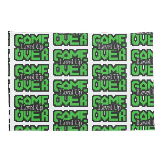 Game Over, Level Up: Retro Pixel Sandbox Adventure 枕カバー (裏面-右)
