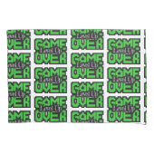 Game Over, Level Up: Retro Pixel Sandbox Adventure 枕カバー (正面左)