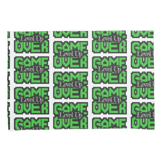 Game Over, Level Up: Retro Pixel Sandbox Adventure 枕カバー (正面右)