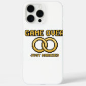 Game Over Married Funny iPhone Case Case-Mate iPhoneケース (裏面)