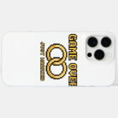 Game Over Married Funny iPhone Case Case-Mate iPhoneケース (裏面 (横))