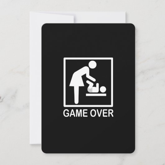 Game Over Mom ユーモアのある Signage (正面)