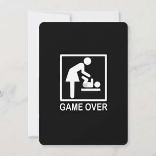 Game Over Mom ユーモアのある Signage
