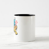 Game Over Mug – Classic Gamer Cup with Retro Sty ツートーンマグカップ (中央)