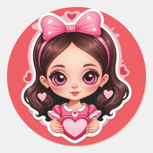 Game Over? Never Love ラウンドシール (正面)