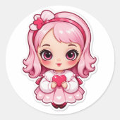 Game Over? Never Love ラウンドシール (正面)