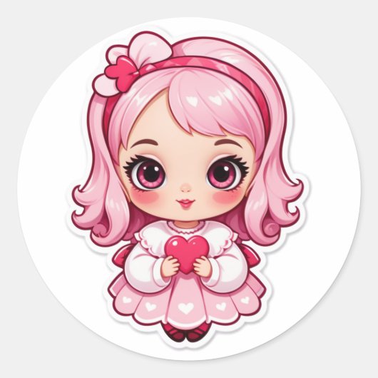 Game Over? Never Love ラウンドシール (正面)