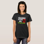 Game Over No Games Wedding Bachelor Party Premium Tシャツ (正面フル)