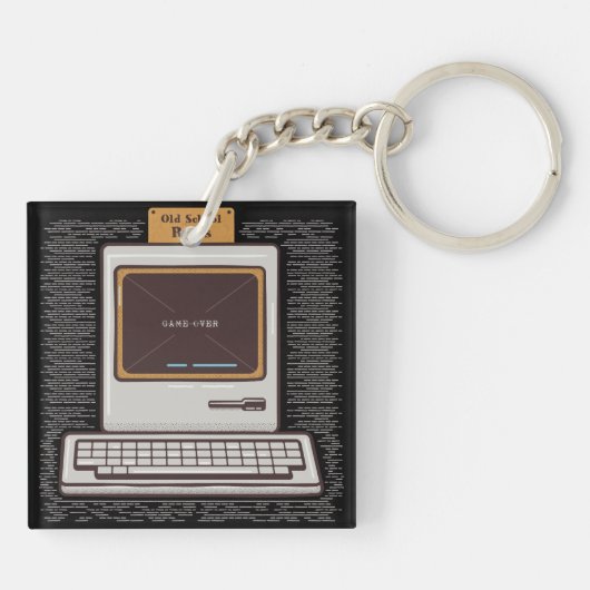 Game over Old PC キーホルダー (裏面)