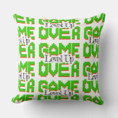 Game Over: Restore Old-School Fun, Level Up Today クッション (正面)