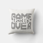 Game Over: Restore Old-School Fun, Level Up Today クッション (裏面)